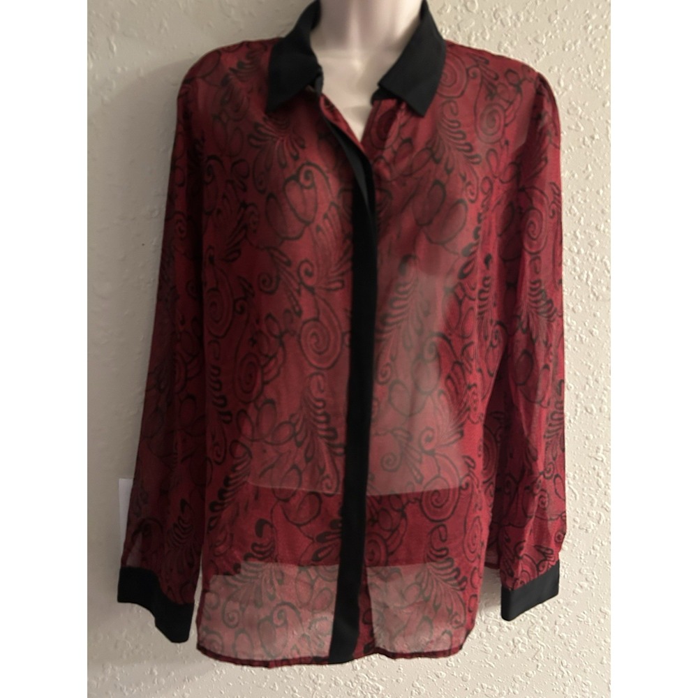 New Medium Worthington Stylish Casual Elegance Top #1380*8